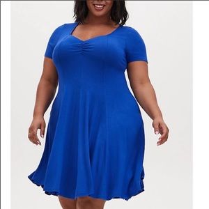 Torrid, size 2, blue dress
